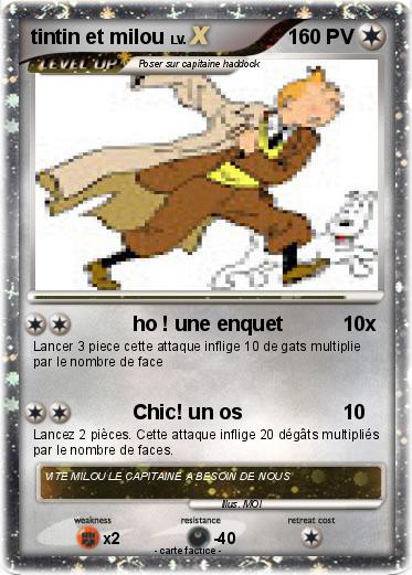 Pokemon tintin et milou