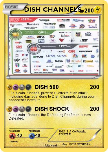 Pokemon DISH CHANNELS