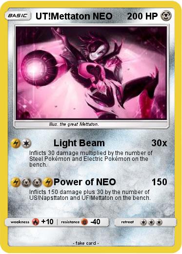Pokemon UT!Mettaton NEO
