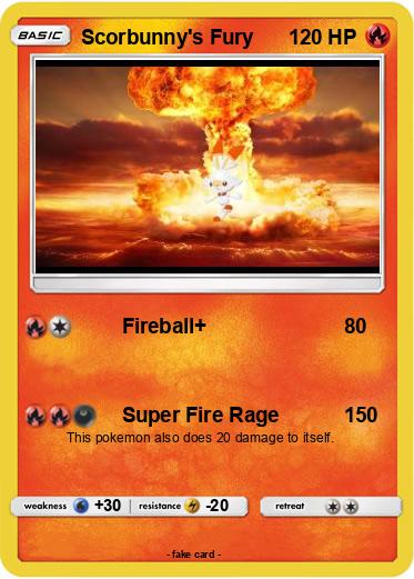 Pokemon Scorbunny's Fury