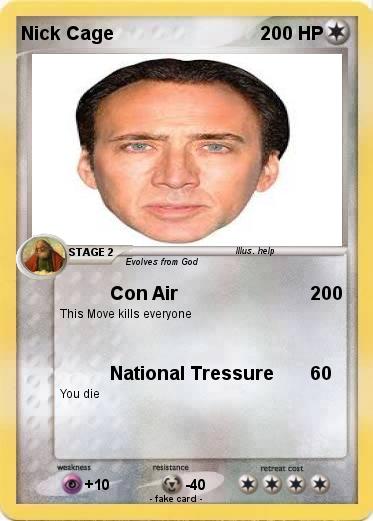 Pokemon Nick Cage