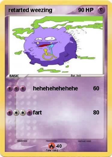 Pokemon retarted weezing