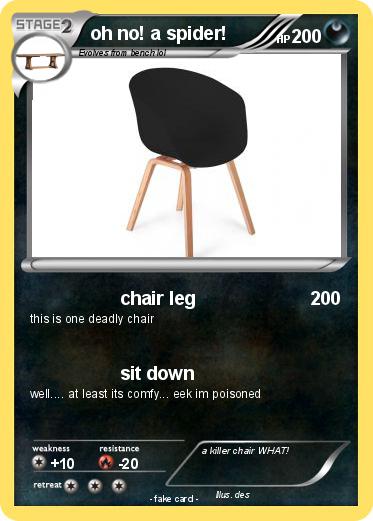 Pokemon oh no! a spider!