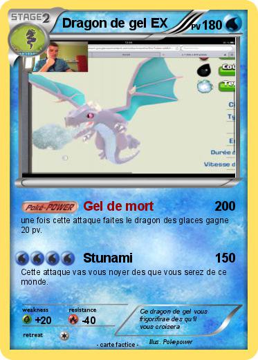 Pokemon Dragon de gel EX