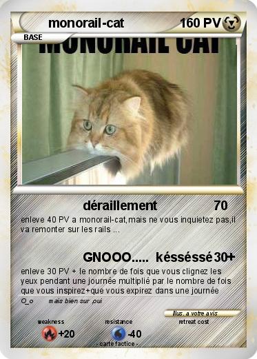 Pokemon monorail-cat