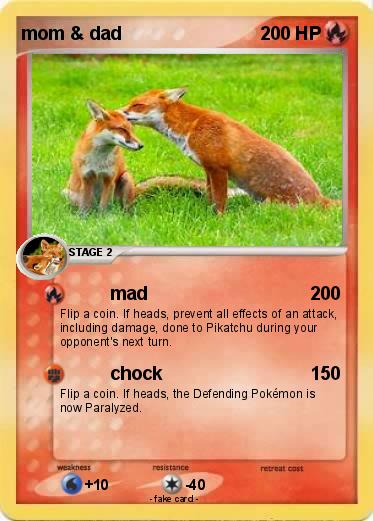 Pokemon mom & dad