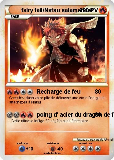 Pokemon fairy tail/Natsu salamender