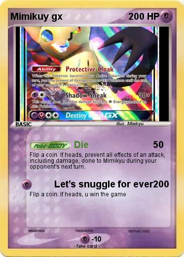 Pokemon Mimikuy gx