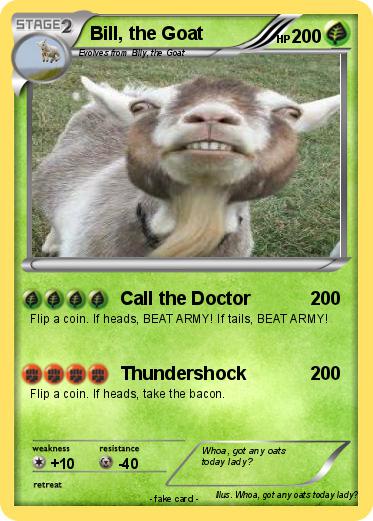 Pokemon Bill, the Goat