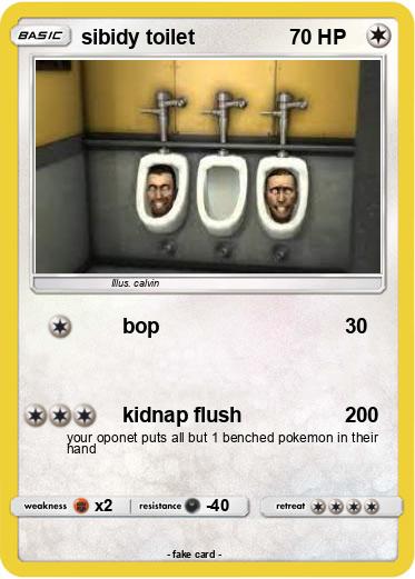 Pokemon sibidy toilet