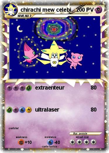 Pokemon chirachi mew celebi
