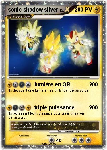 Pokemon sonic shadow silver