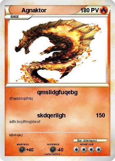 Pokemon Agnaktor