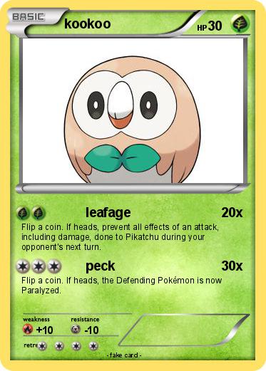 Pokemon kookoo