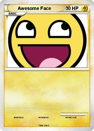 Pokemon Awesome Face