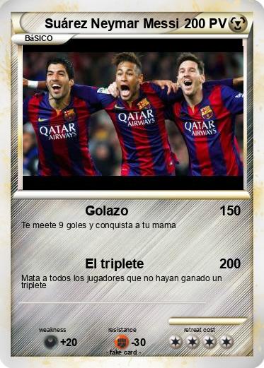 Pokemon Suárez Neymar Messi