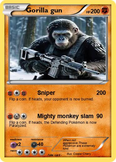 Pokemon Gorilla gun