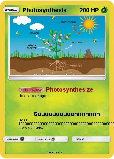 Pokemon Photosynthesis