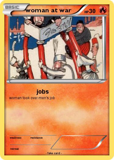 Pokemon woman at war