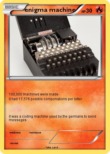 Pokemon enigma machine