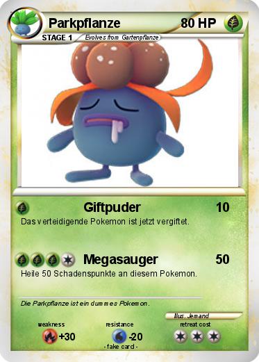Pokemon Parkpflanze