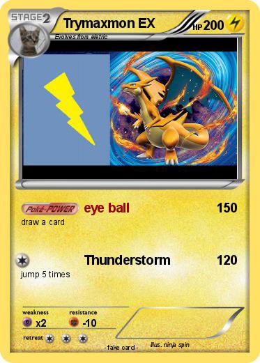 Pokemon Trymaxmon EX