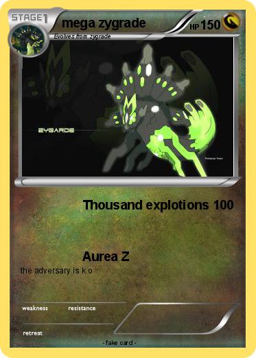 Pokemon mega zygrade