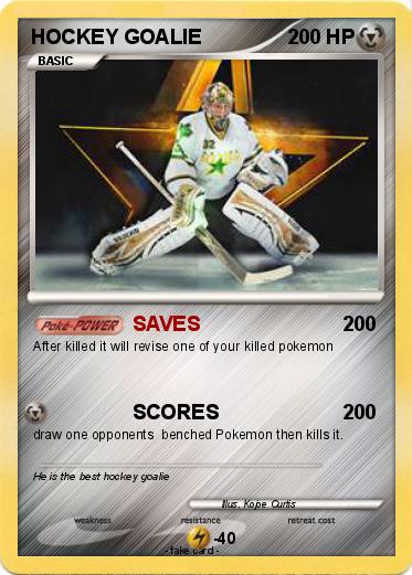 Pokemon HOCKEY GOALIE