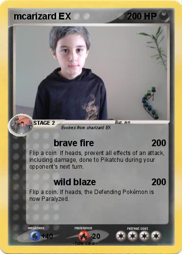 Pokemon mcarizard EX