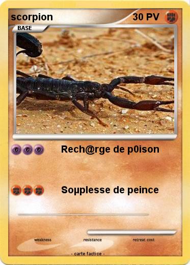 Pokemon scorpion
