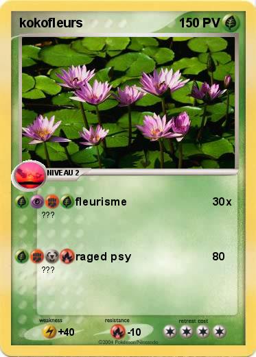 Pokemon kokofleurs