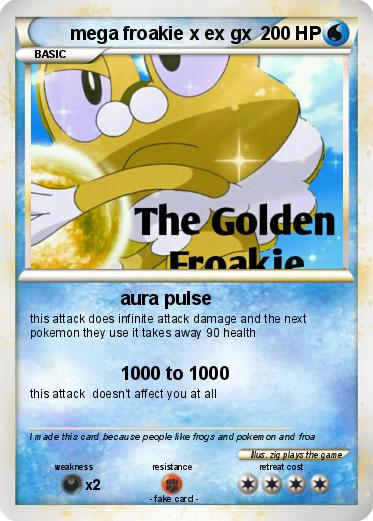 Pokemon mega froakie x ex gx