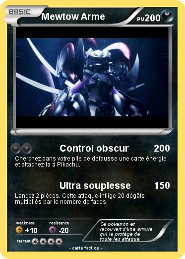 Pokemon Mewtow Arme