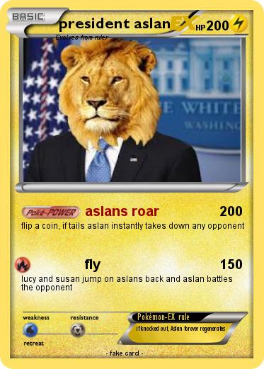 Pokemon president aslan