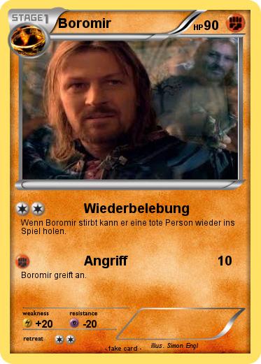 Pokemon Boromir