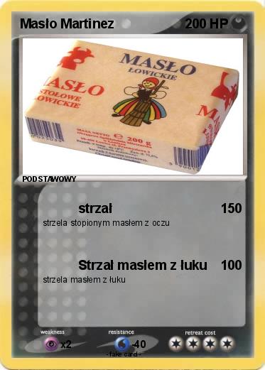 Pokemon Masło Martinez