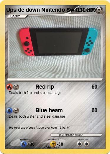 Pokemon Upside down Nintendo Switch