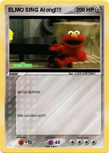 Pokemon ELMO SING Along!!!!