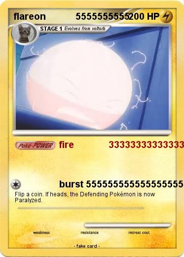 Pokemon flareon            5555555555