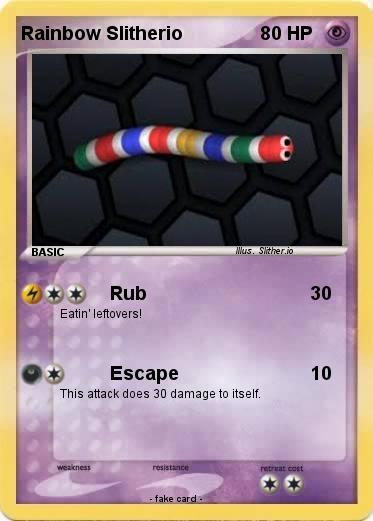 Pokemon Rainbow Slitherio