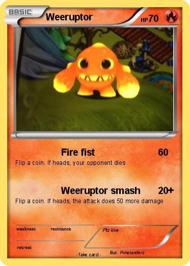 Pokemon Weeruptor