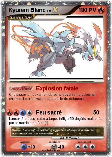 Pokemon Kyurem Blanc