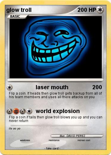 Pokemon glow troll