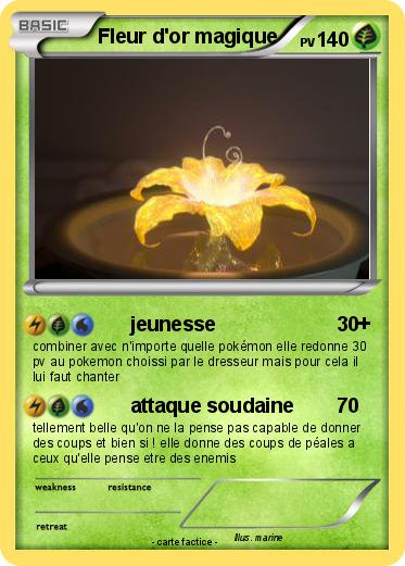 Pokemon Fleur d'or magique