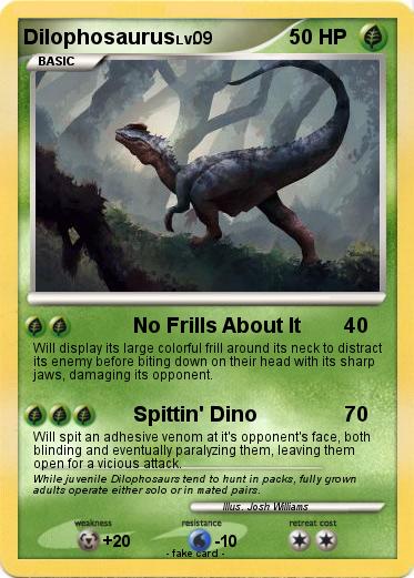 Pokemon Dilophosaurus