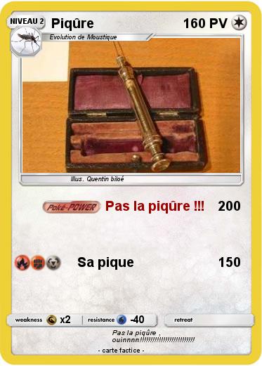 Pokemon Piqûre