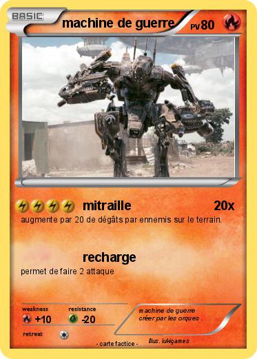 Pokemon machine de guerre