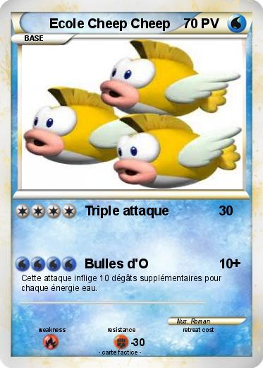 Pokemon Ecole Cheep Cheep