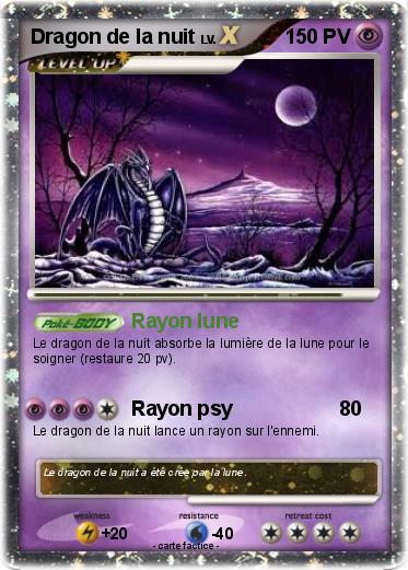 Pokemon Dragon de la nuit