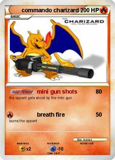 Pokemon commando charizard